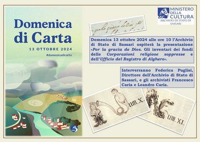 Domenica di Carta 2024 - Archivio di Stato di Sassari