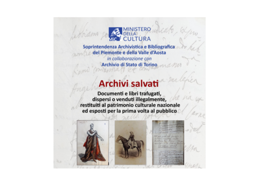 Soprintendenza archivistica e bibliografica Piemonte e Valle d'Aosta - Archivi salvati