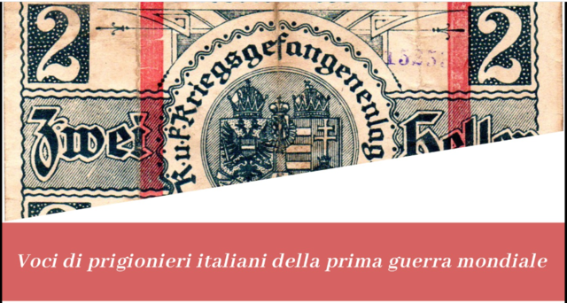 Archivio di Stato di Cagliari - Voci di prigionieri italiani della prima guerra mondiale