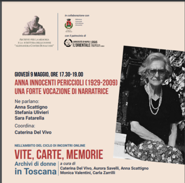Vite, carte, memorie. Archivi di donne in Toscana: Anna Innocenti Periccioli (1929-2009). Una forte vocazione di narratrice
