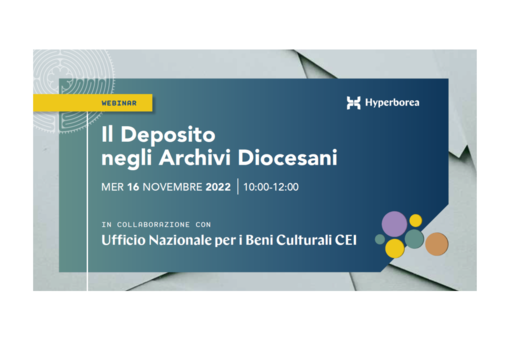 Webinar archivi diocesani